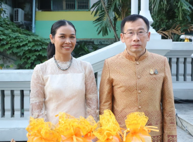 วันที่ 1 มกราคม 2567 เข้าร่วมพิธีทำบุญตักบาตรวันขึ้นปีใหม่ ... พารามิเตอร์รูปภาพ 1